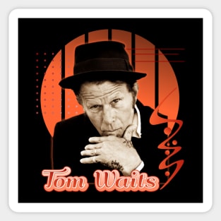 Tom Waits Sticker
